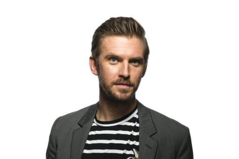 This March 5, 2017 photo shows Dan Stevens at the press junket for "Beauty and the Beast" at...