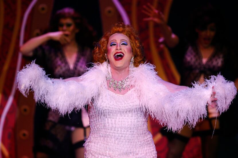 Quarantined Cabaret founder Mikey Abrams (playing Albin) in 'La Cage Aux Folles,' presented...
