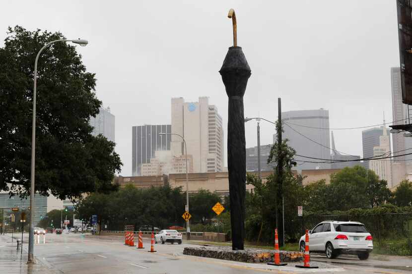 Dallas could have used the Lorenzo Hotel's giant 42-foot-high umbrella sculpture that...