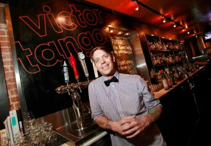 
Bar manager Alex Fletcher creates the fabulous cocktails.
