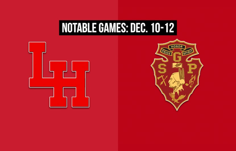 Notable games for the week of Dec. 10-12 of the 2020 season: Lake Highlands vs. South Grand...