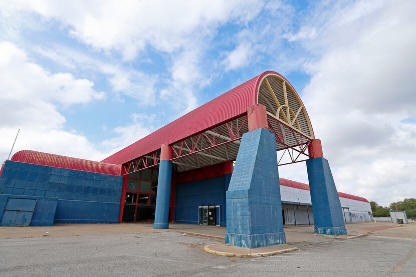 The empty Hypermart is a 226,000-square-foot building and sits on a 24-acre site in Garland....
