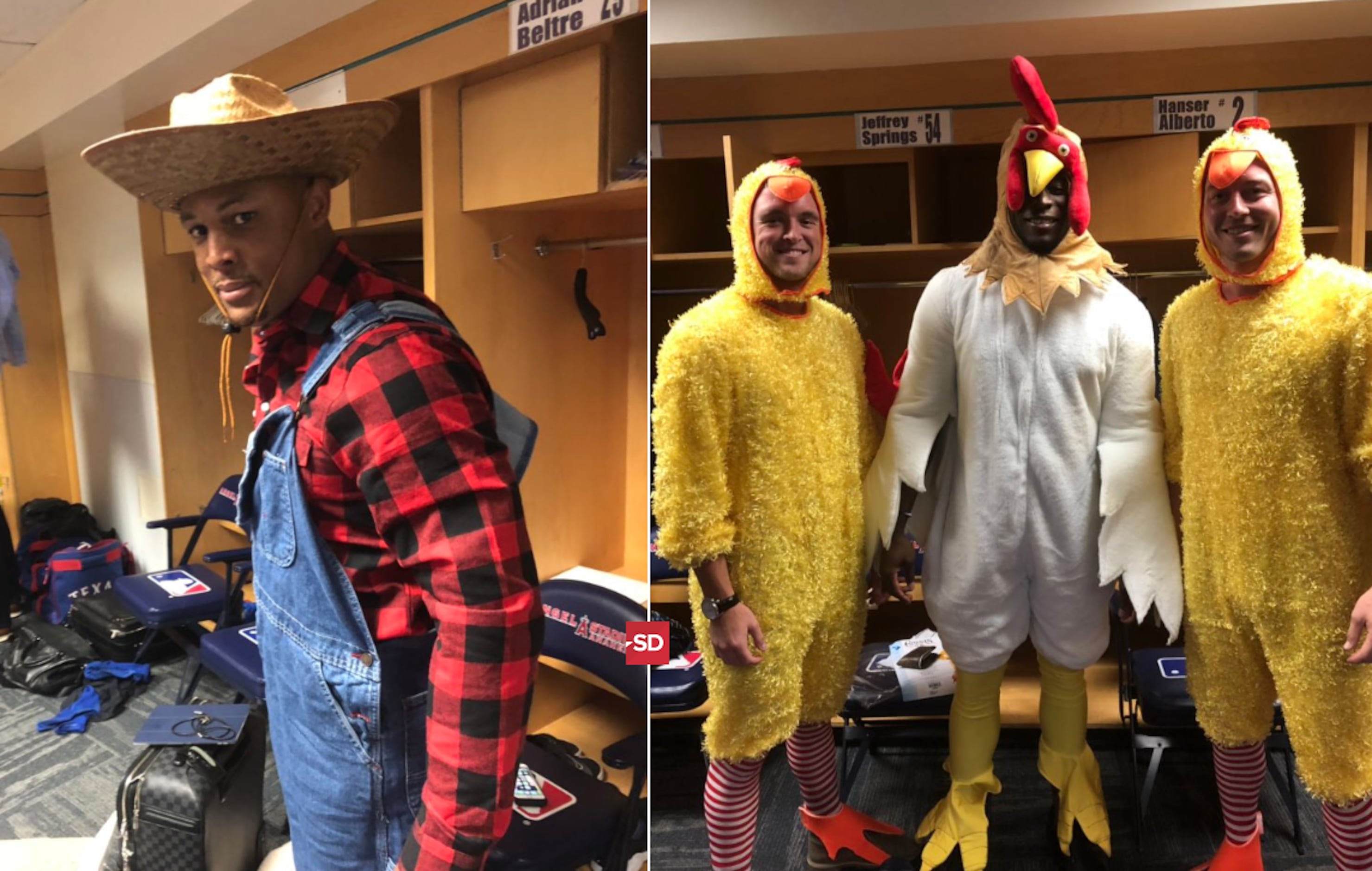 Astros rookie costumes