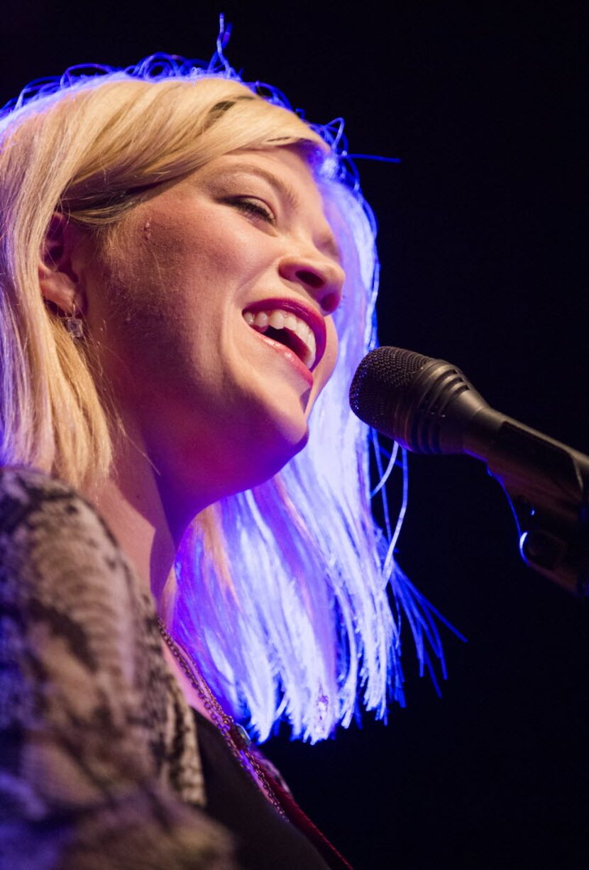 Liz Longley in performance at the Kessler Theater in 2015. 