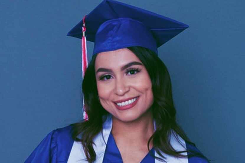 Pricila Cano Padron graduated this May from Dallas College's first ever bachelor's degree...