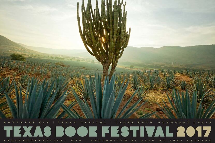 The poster for the 2017 Texas Book Festival. The poster was created by artist Joel Salcido,...