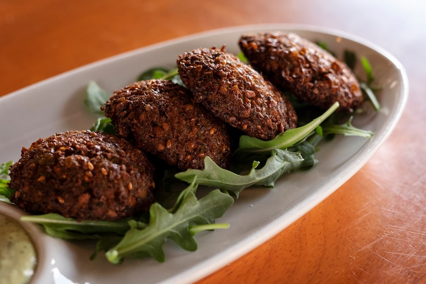 Falafel, fried chickpea patties, from Selda Mediterranean Grill in Dallas