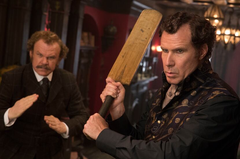 Watson (John C. Reilly) and Sherlock Holmes (Will Ferrell) star in "Holmes and Watson,"...