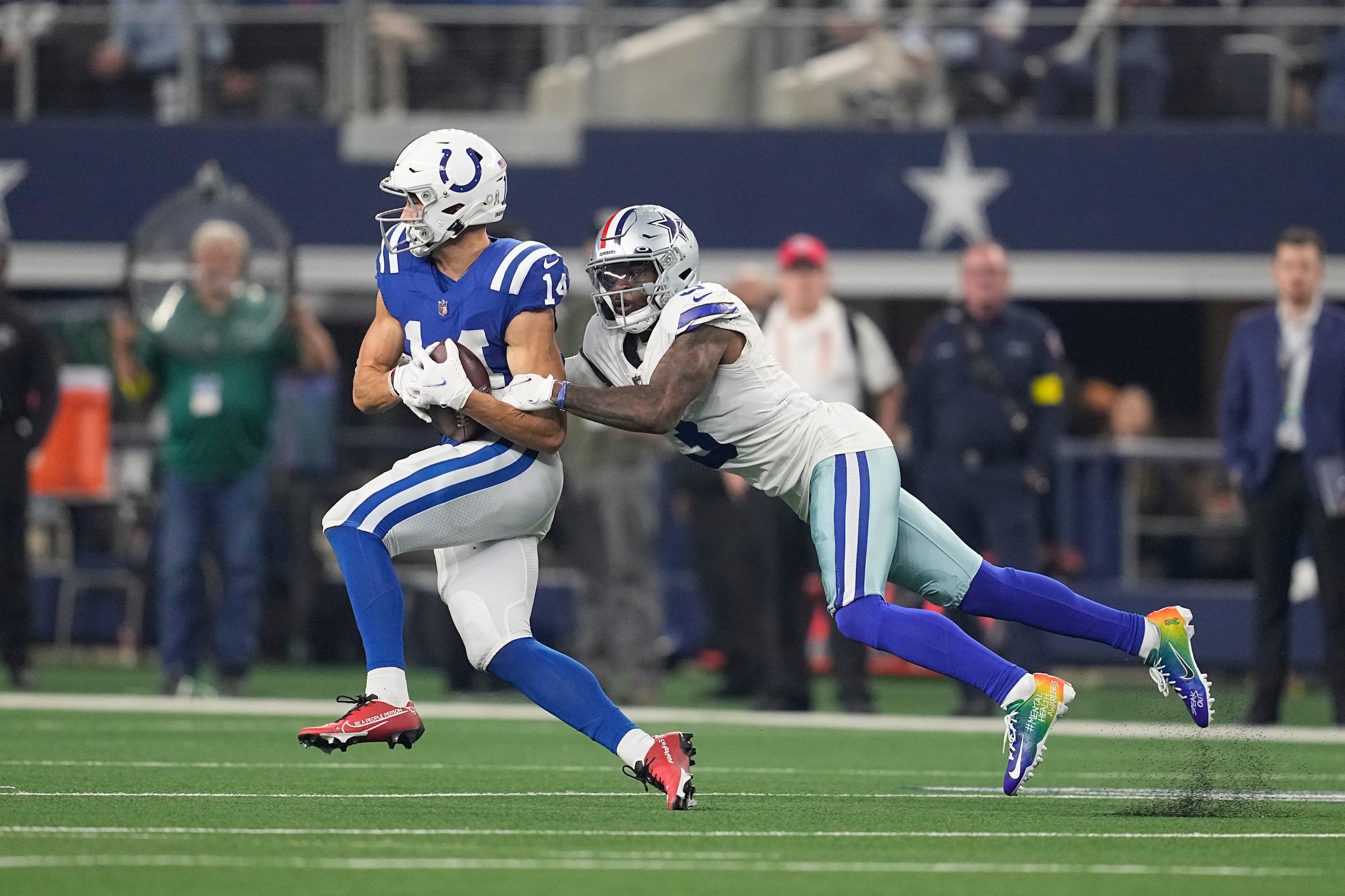 Cowboys CB Anthony Brown suffered Achilles injury vs. Colts, will miss rest  of season