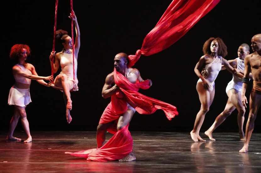 
Dallas Black Theatre’s “The Parts They Left Out,” choreographed by Jamal Story, has its...