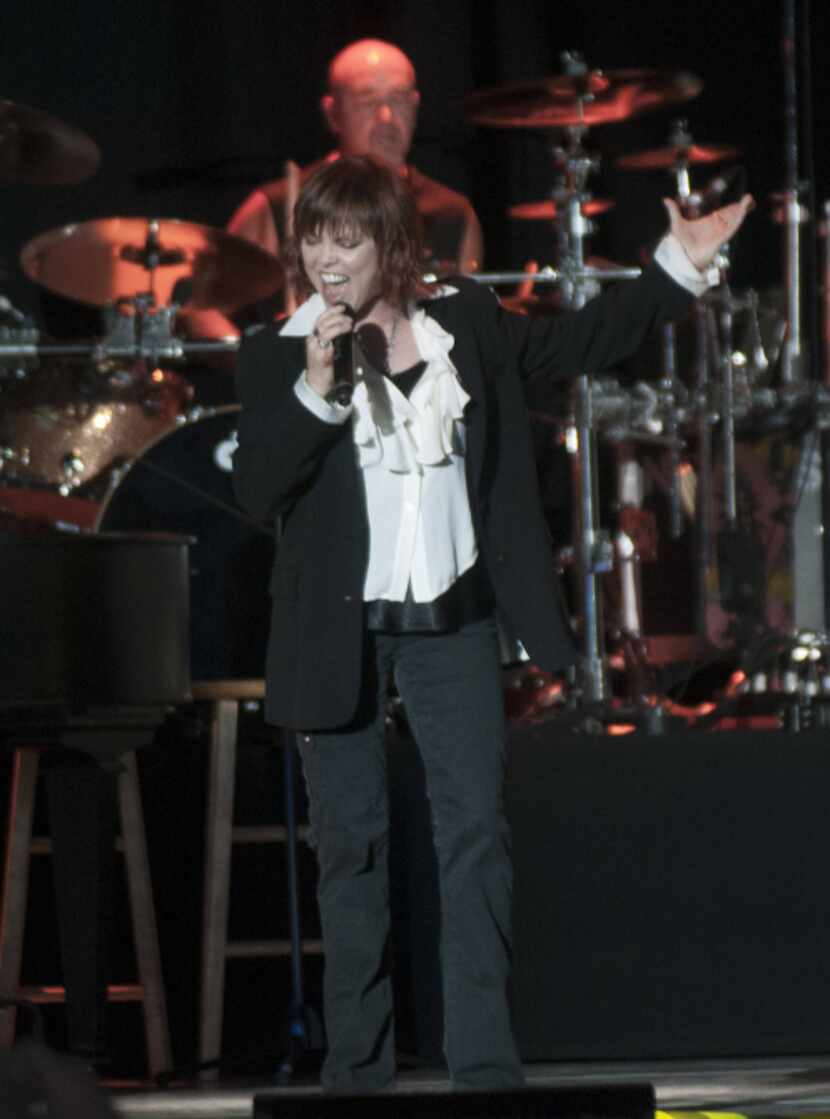 Pat Benatar performs at the Gexa Energy Pavilion on Saturday, August 25, 2012