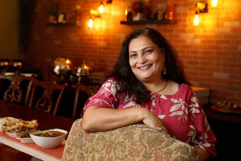Sawaii Indian Restaurant owner Priya Shah, pictured at the eatery's test kitchen in Irving,...
