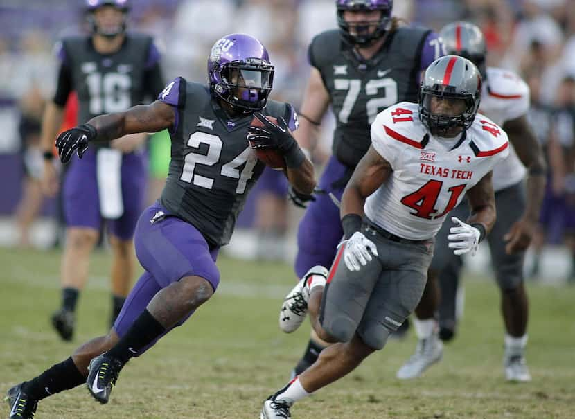 Texas Tech linebacker Malik Jenkins (41) had a big game against Stephen F. Austin on...