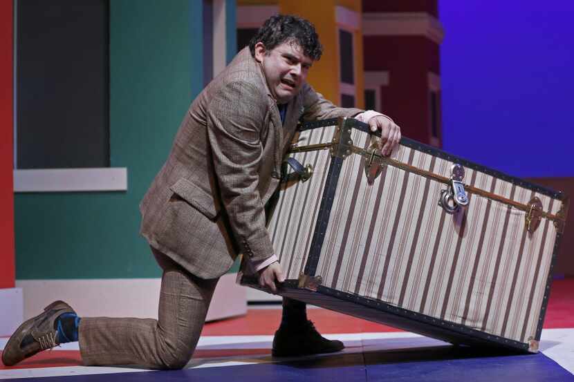 Brian Gonzales stars as Francis Henshall in "One Man, Two Guvnors," a regional premiere of...