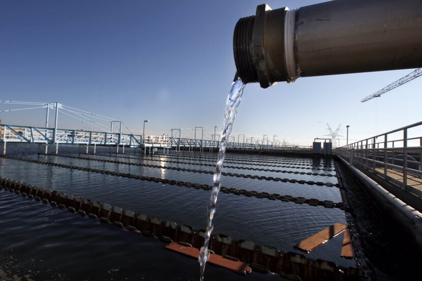 This is part of the North Texas Municipal Water District Water Treatment Plant in Wylie. The...