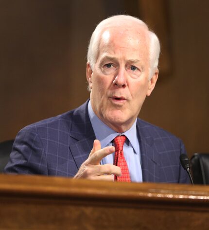 Sen. John Cornyn at a confirmation hearing Jan. 12 for CIA director-designate Mike...