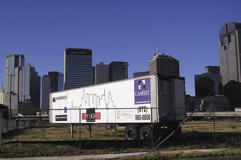 A marketing trailer was on the City Lights property in 2007 but is long gone.