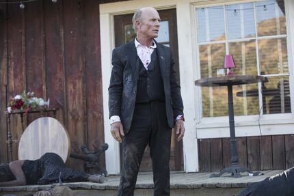 The Man in Black (Ed Harris) has clearly seen better days.