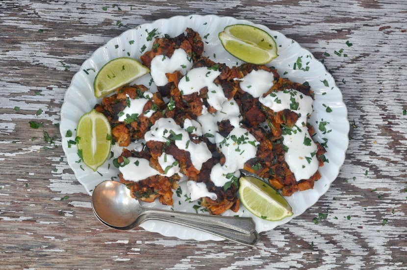 Sweet Potato Chipotle Fritters 