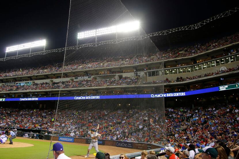 Ranger's against the Oakland A's at Globe Life Park in Arlington, Tuesday, June 24, 2015....
