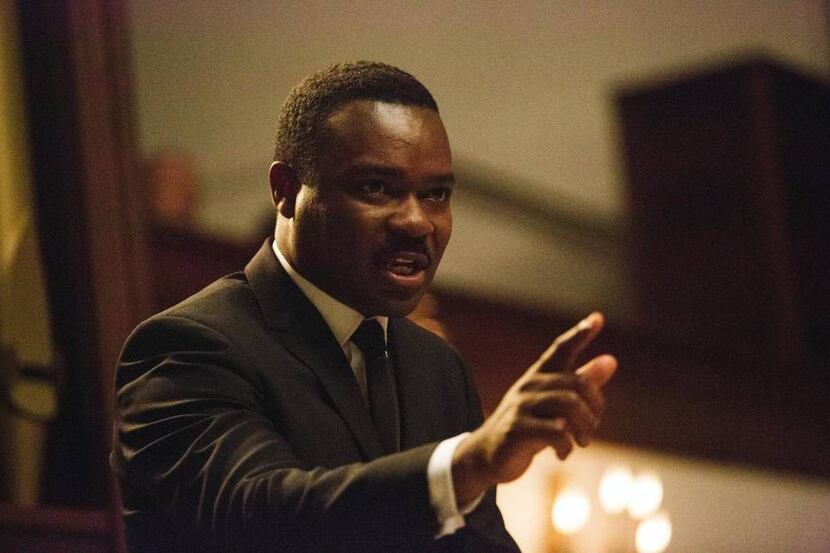 David Oyelowo portrays Dr. Martin Luther King, Jr. in a scene from "Selma."