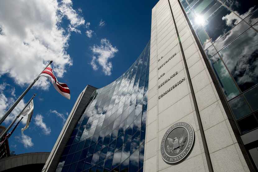 U.S. Securities and Exchange Commission headquarters in Washington.