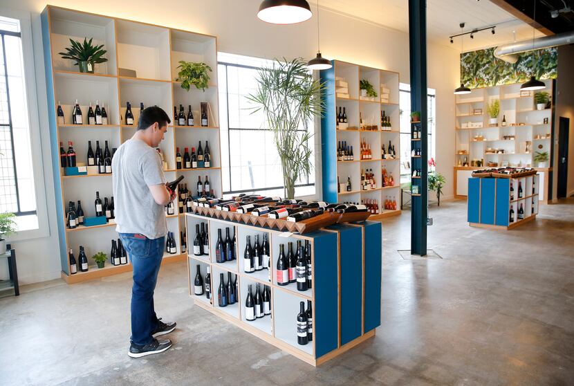 Bar and Garden, a new shop on Ross Avenue, specializes in natural wines.