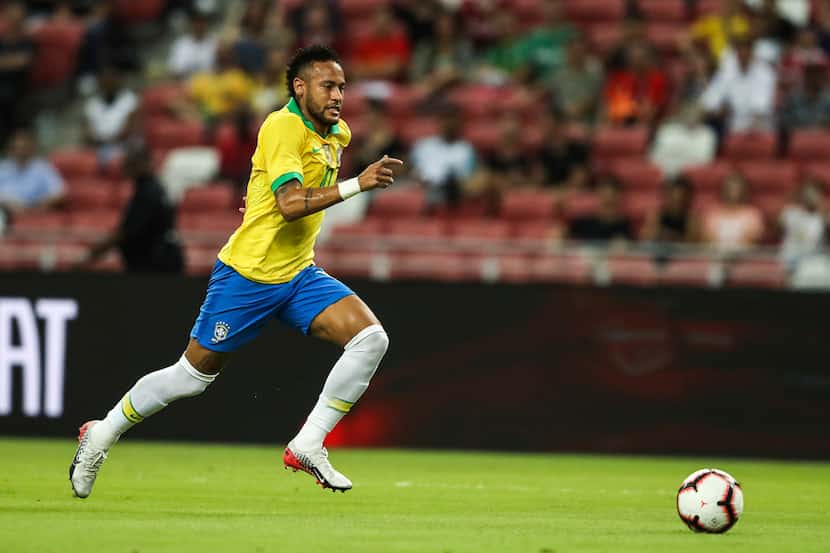 Neymar es imparable en el ataque de la selección brasileña.