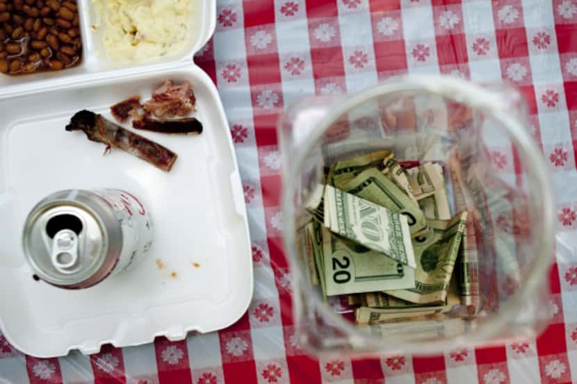 Clyde Biggins set up his pit on an East Oak Cliff corner and sold barbecue off the street....
