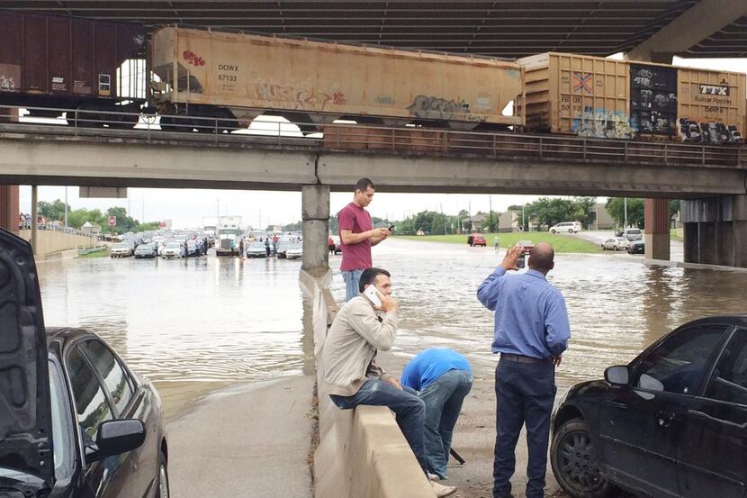 
Many stranded drivers took the situation in stride, but others complained about a lack of...