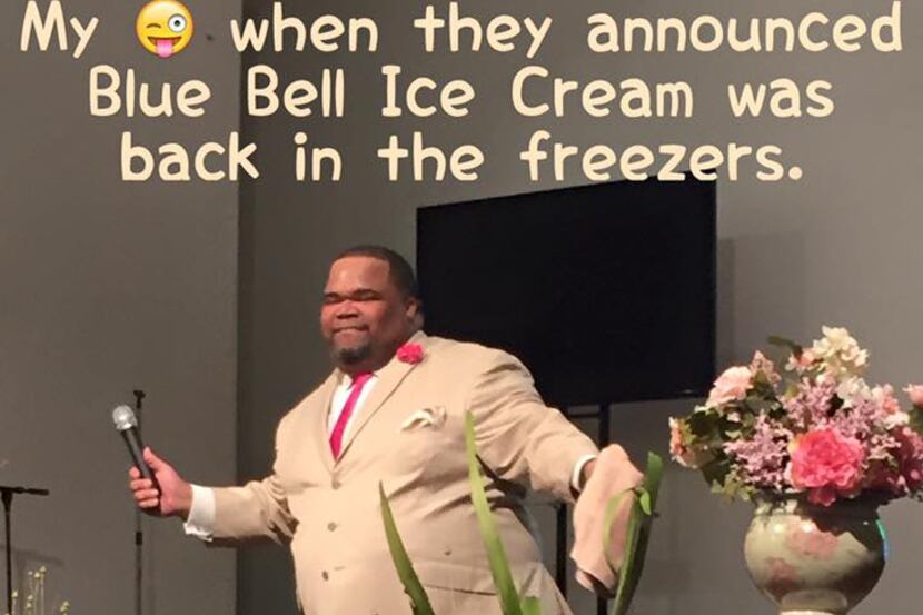 Pastor Fred Thomas' Facebook profile picture shows how excited he is for the return of Blue...