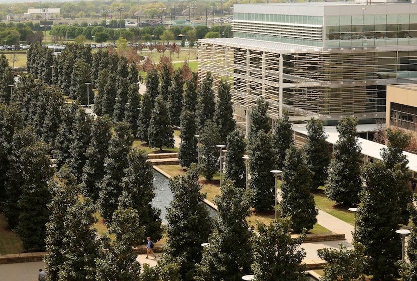 Landscape architect Peter Walker designed part of the University of Texas at Dallas campus...