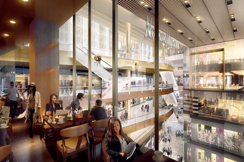Neiman Marcus plans to build at 250,000-square-foot, three-level store at the top of The...