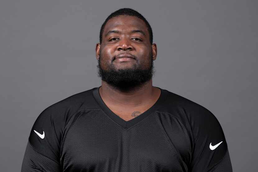 This is a 2022 photo of Anthony Rush of the Atlanta Falcons NFL football team. This image...
