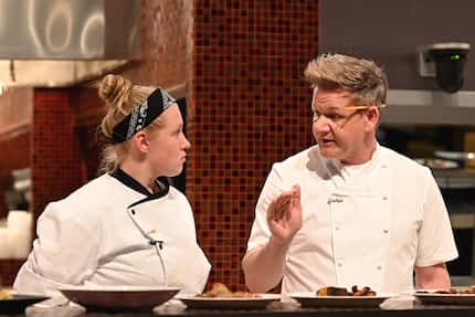 Chef Megan Gill, from Denton, said Gordon Ramsay was a mentor —  "kind of like a dad" —...