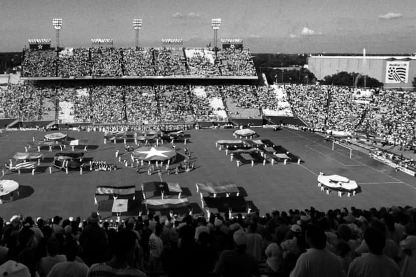 World Cup opening ceremonies in June 1994, when soccer came to the Cotton Bowl.
