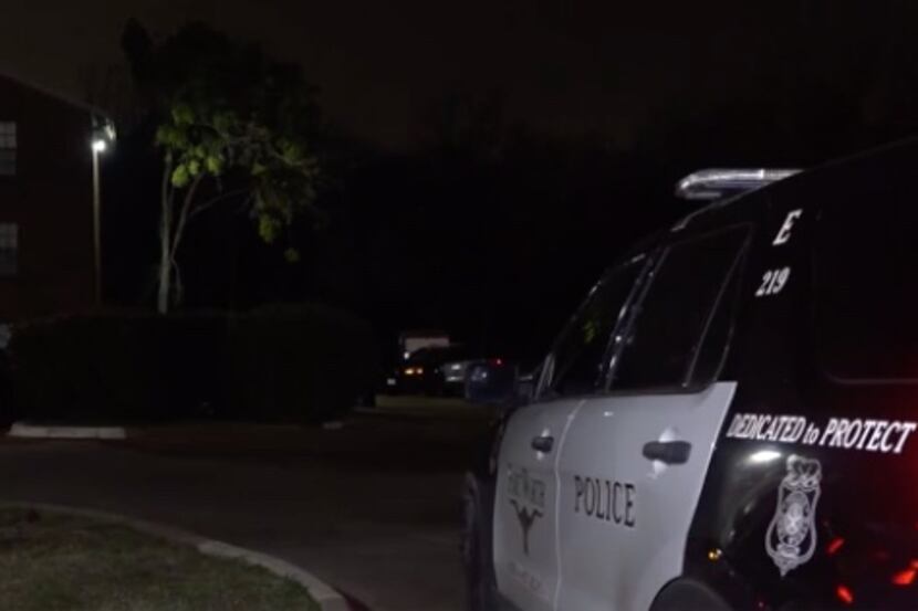 Police say a 25-year-old man is in critical condition at a Dallas hospital after he was shot...