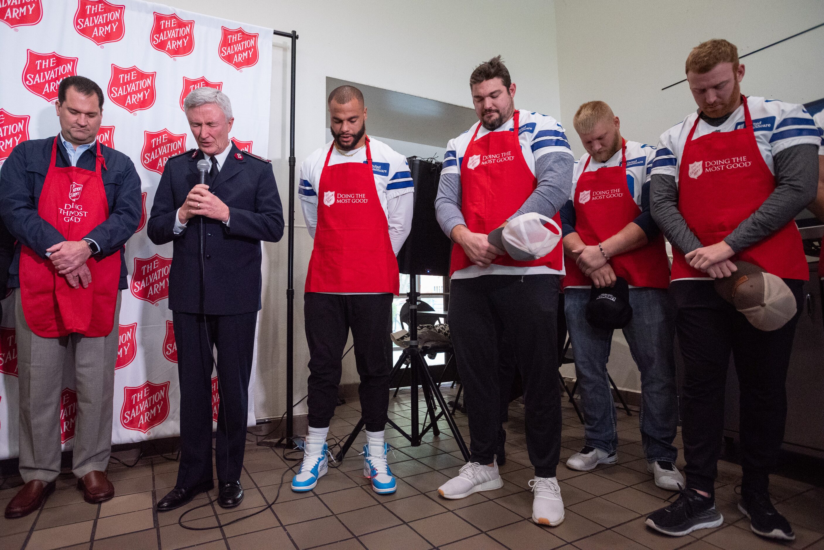 From left to right: Jay Dunn, The Salvation Army of North Texas Managing Director, William...