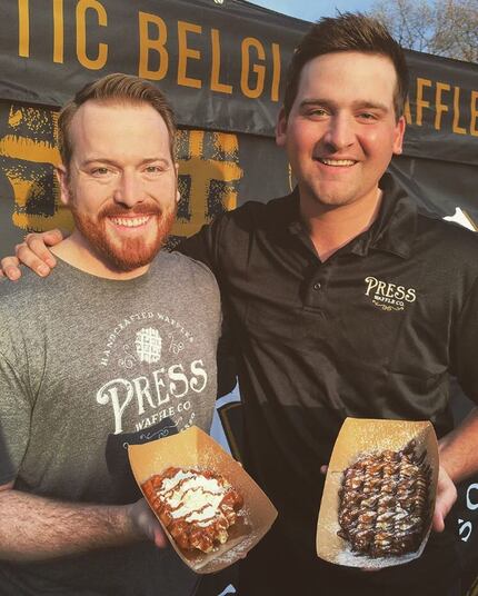 Press Waffle Co. founders Bryan (left) and Caleb (right) Lewis.