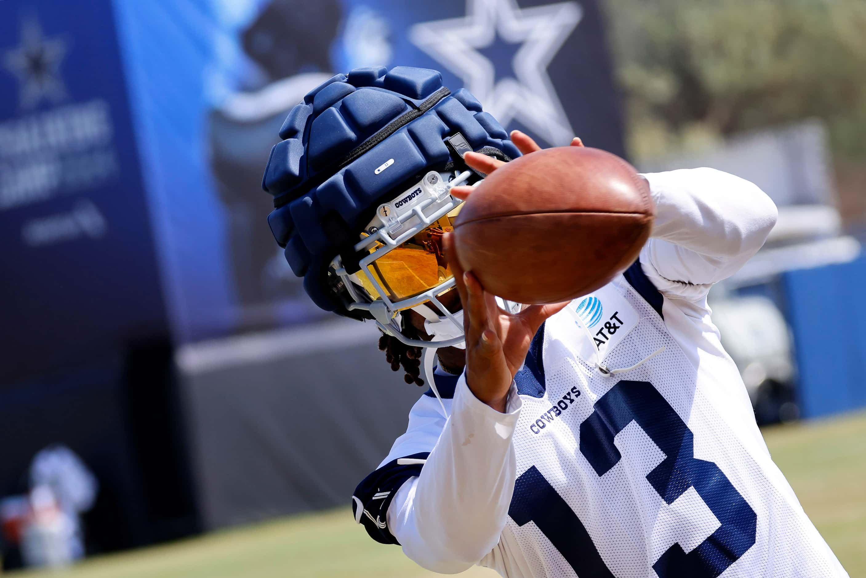 Dallas Cowboys wide receiver Tyron Billy-Johnson (13) catches passes off the throwing...