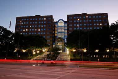 Frank Crowley Courts Building is seen, Thursday, April 11, 2024, in Dallas. 