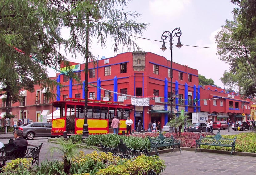 
Colorful colonial buildings abound in Mexico City’s Coyoacán district. This one houses the...