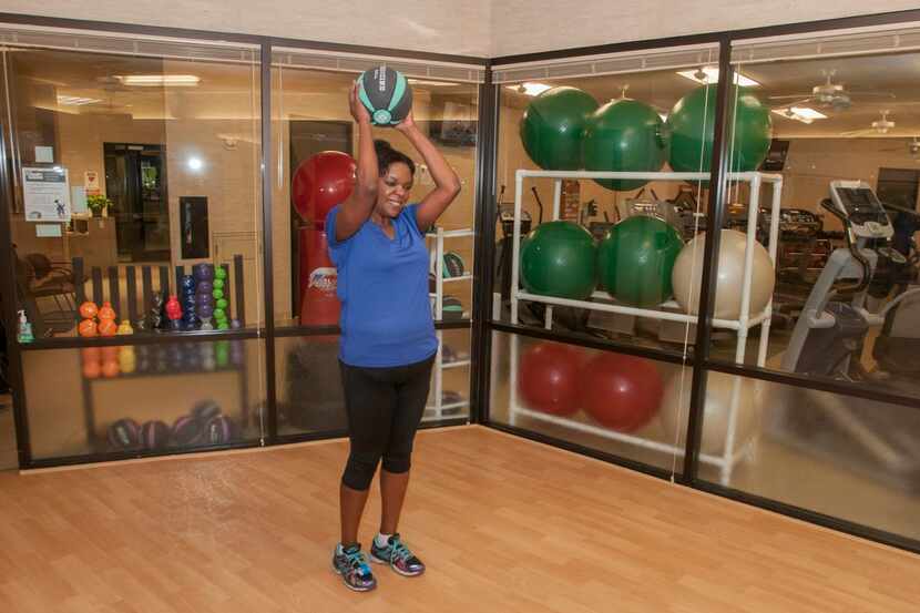 
Erica Sanders began her journey at the fitness center of her employer, Lennox International.
