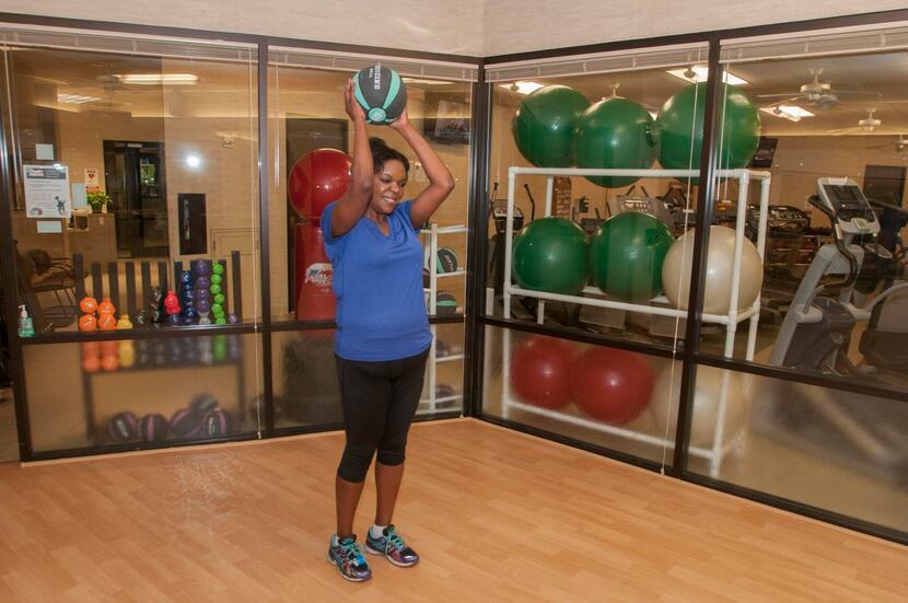 
Erica Sanders began her journey at the fitness center of her employer, Lennox International.
