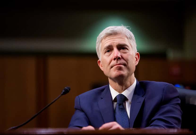 Judge Neil Gorsuch testified on the third day of his confirmation hearing before the Senate...