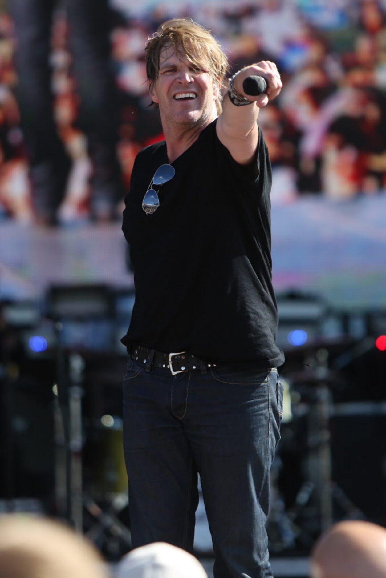 Jack Ingram performs onstage at the 2014 NCAA March Madness Music Festival during the NCAA...