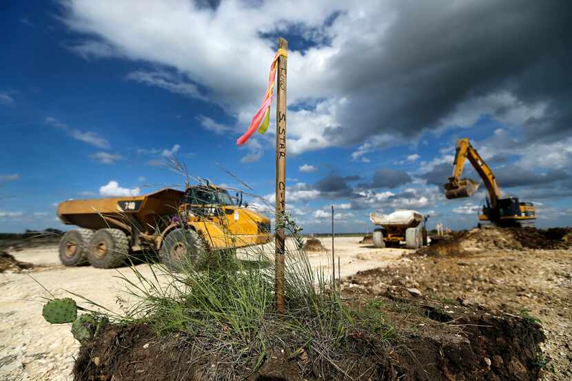 The 750-acre development at U.S. 287, north of Avondale Haslet Road, broke ground recently...