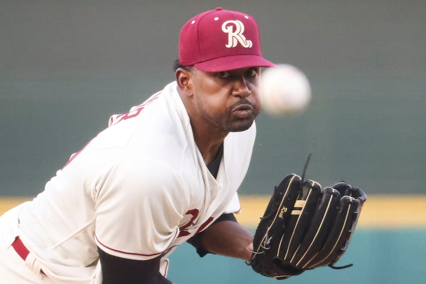 Frisco RoughRiders pitcher Kumar Rocker, one of the top prospects in the Rangers'...