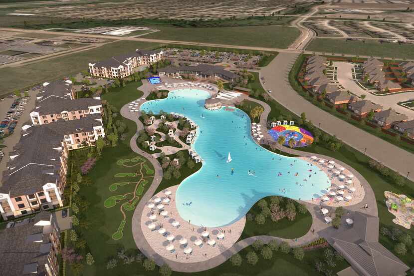 Megatel Homes' new Bellagio Lagoon community will feature about 400 homes centered around a...