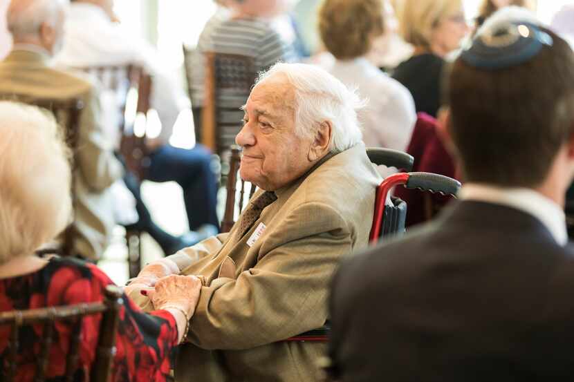 Holocaust survivor Jack Repp at a Dallas Holocaust and Human Rights Museum event on Nov. 17,...
